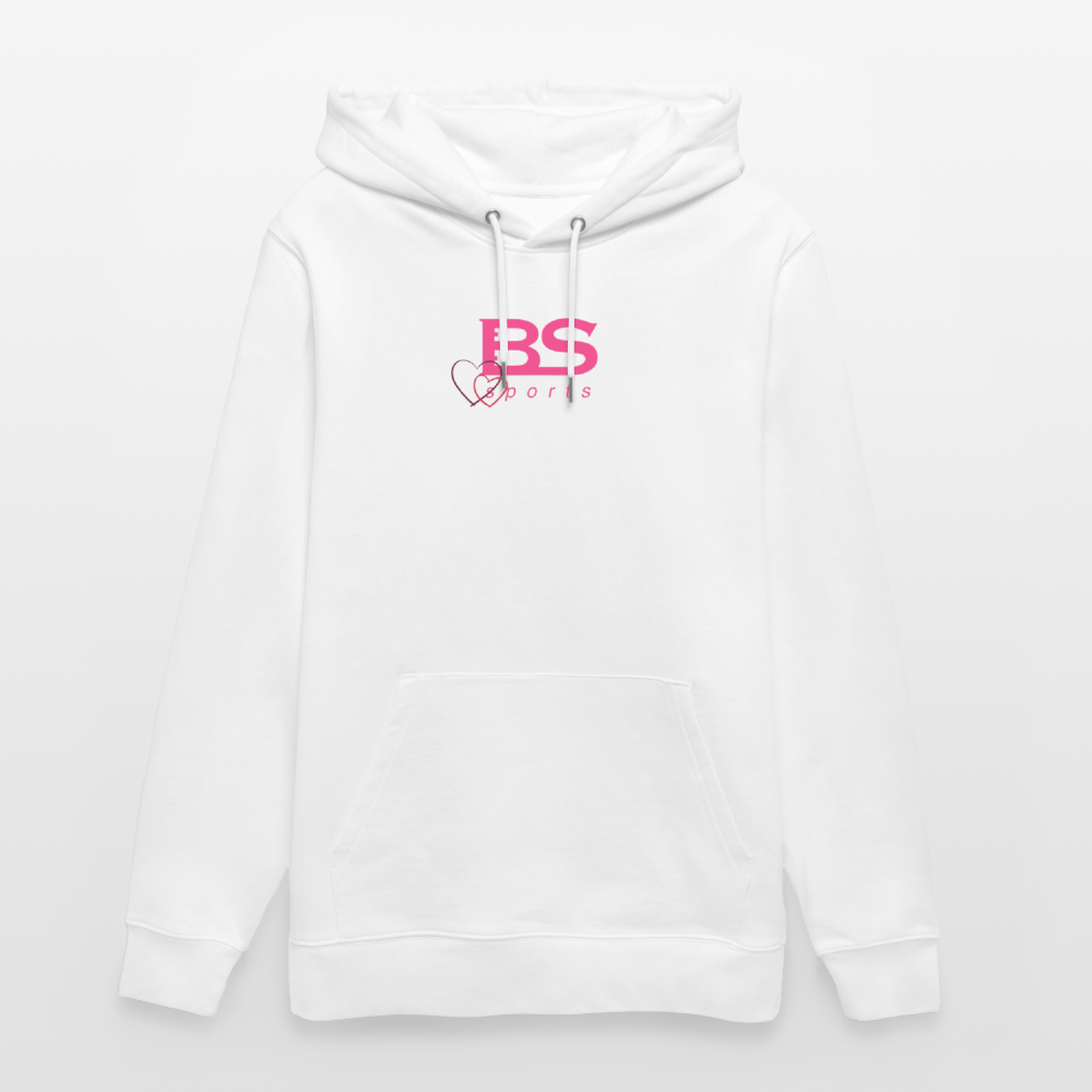 BS Sports Essential-Heart Hoodie - Damen - white